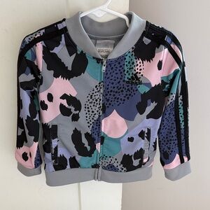 Little Girls Adidas Multicolor Camouflage Jacket 3T